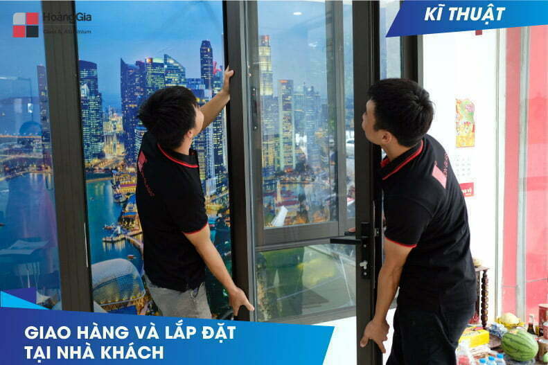 Giao hàng và lắp đặt tại nhà khách