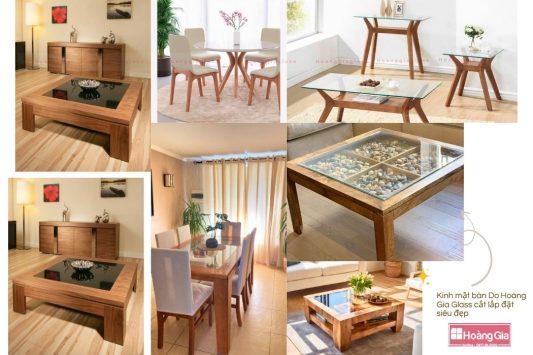 Cắt kính mặt bàn cường lực giá rẻ Hà Nội