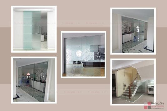 Cửa kính lùa ray u nhôm - Ảnh 2