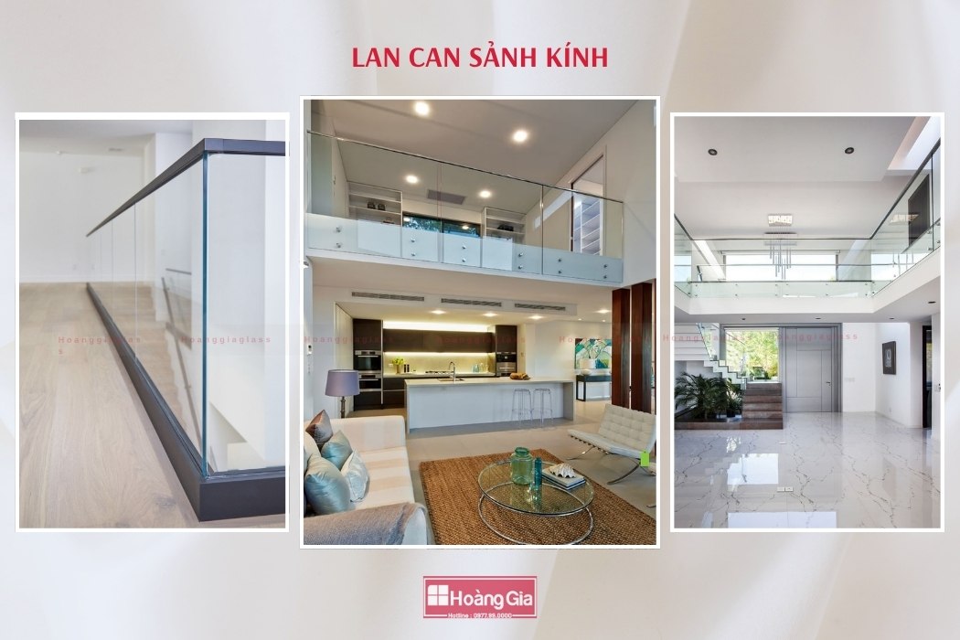 Lan can sảnh kính trong nhà, toà nhà