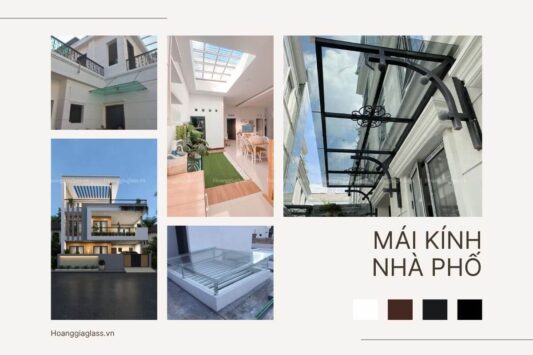 Mái kính nhà phố đẹp