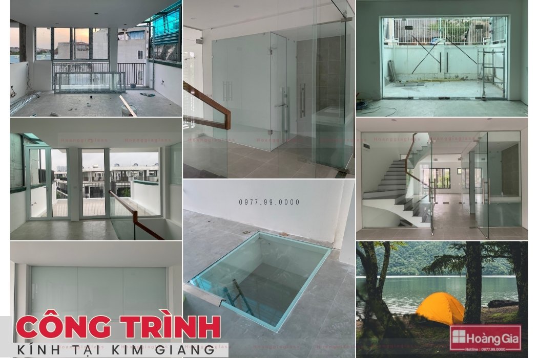 Thi công các hạng mục kính tại Kim Giang, Nhà anh Tuấn