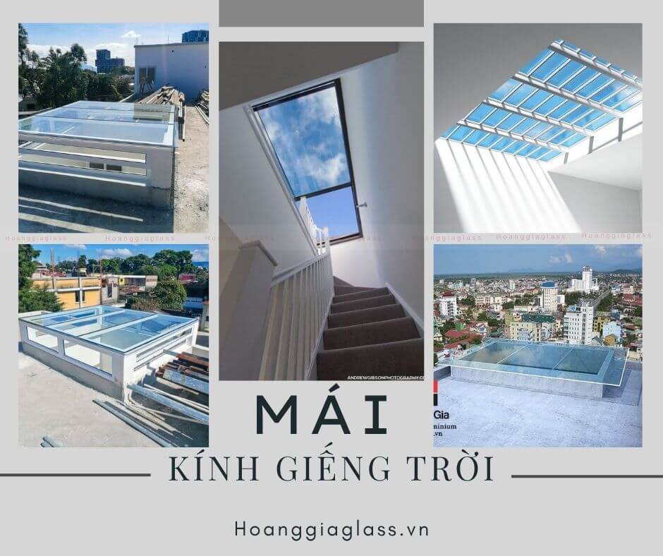 Mái kính giếng trời anh san pham mai kinh gieng troi