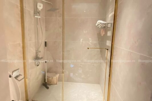Vách tắm kính Slim cửa lùa gymek-r5b-royal-city