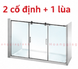 Phân loại vách phẳng slim 3 tấm, 1 cánh trượt giữa slim